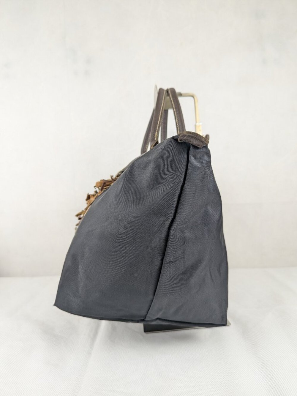 Longchamp "Apache" Bag Model Depose Limited Edition Black Nylon Made in France. - Picture 6 of 15
